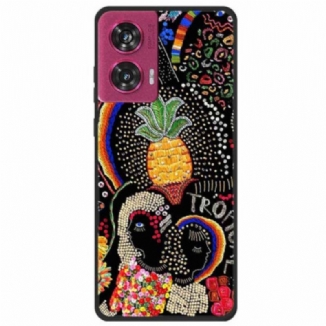 Coque Motorola Edge 50 Fusion Fleur d'Ananas