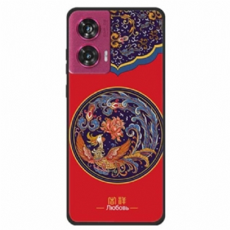 Coque Motorola Edge 50 Fusion Fleur de Phénix