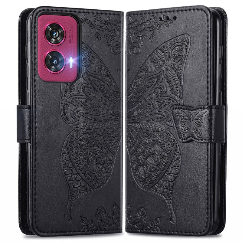 Housse Motorola Edge 50 Fusion Papillon Baroque