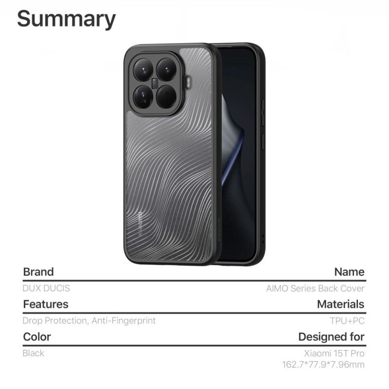 Coque Xiaomi 15T Pro Aimo Series DUX DUCIS