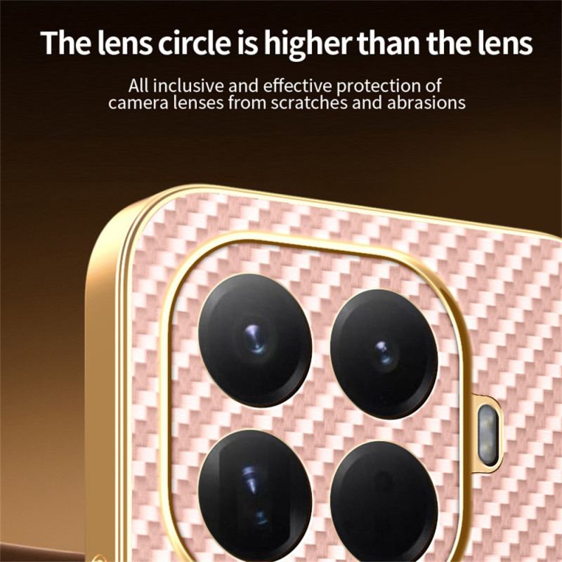 Coque Xiaomi 15T Pro Texture Fibre Carbone