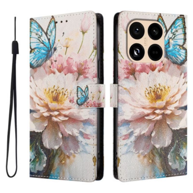 FleurHousse Xiaomi 15T Pro Fleur et Papillon