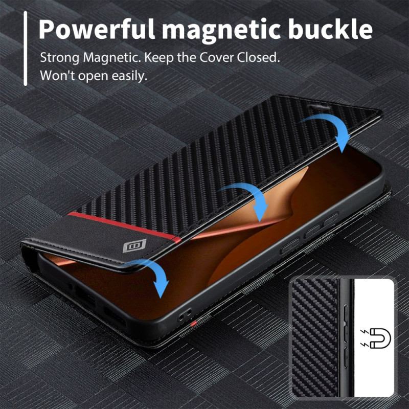 Flip Cover Xiaomi 15T Pro Fibre Carbone