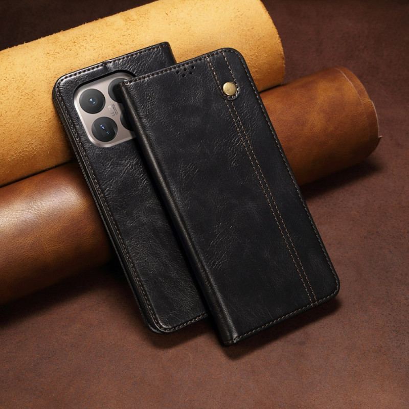Flip Cover Xiaomi 15T Pro Simili Cuir Ciré