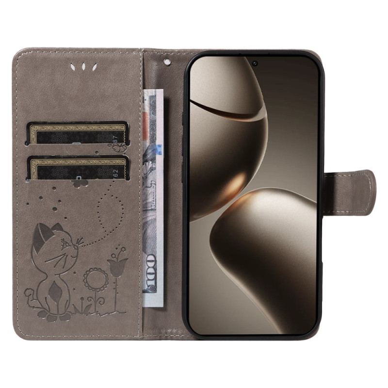 Housse Xiaomi 15T Pro Chat et Abeille