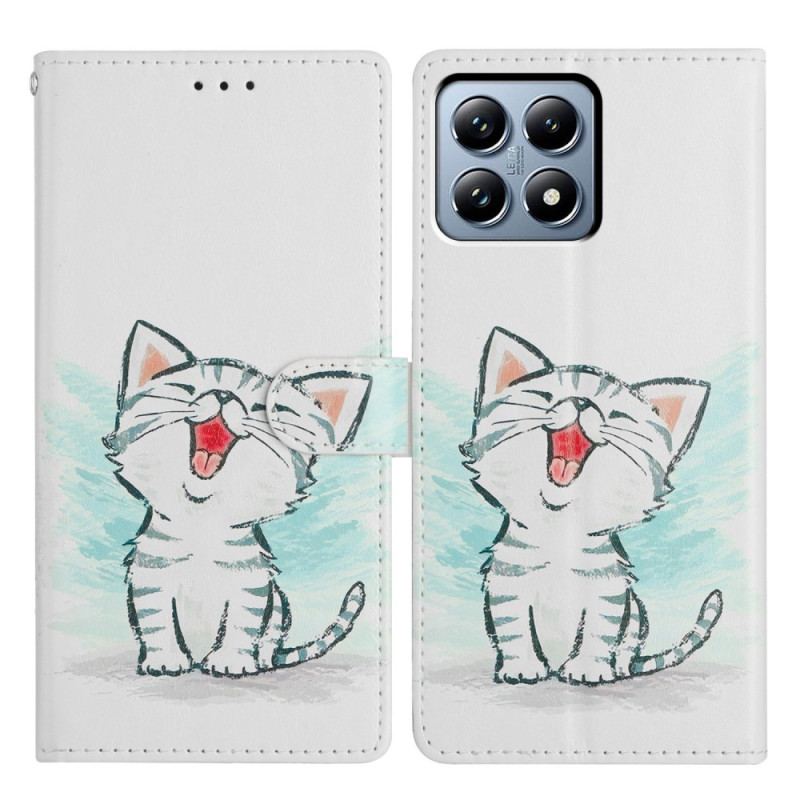 Housse Xiaomi 15T Pro Chaton Heureux