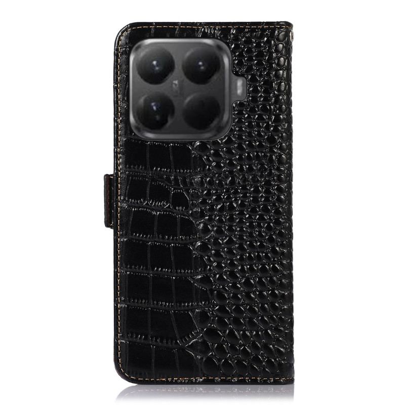 Housse Xiaomi 15T Pro Cuir Texture Crocodile