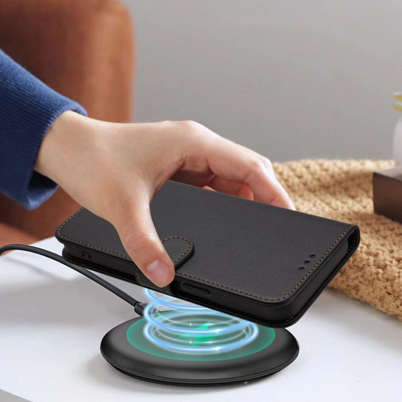 Housse Xiaomi 15T Pro MagSafe Effet Cuir à Lanière