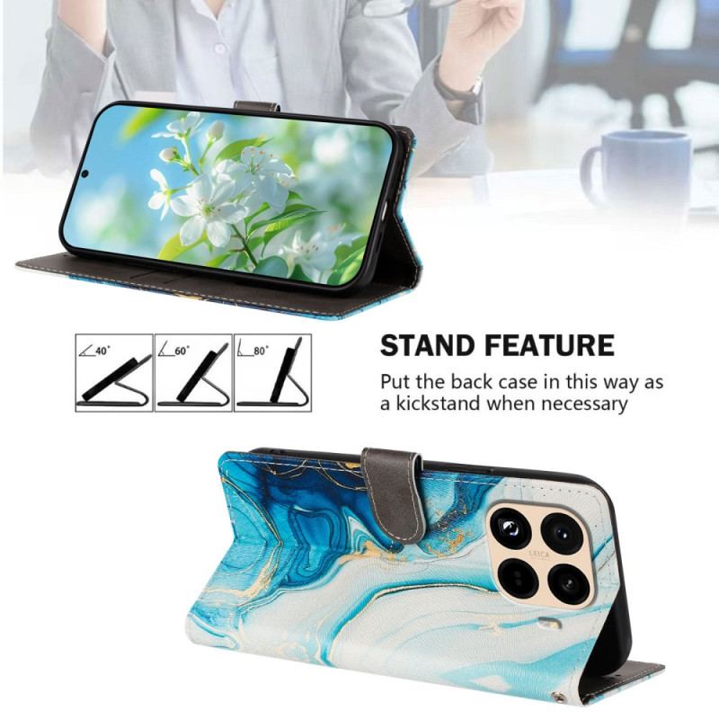 Housse Xiaomi 15T Pro Marbre Bleu