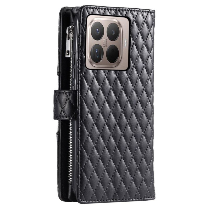 Housse Xiaomi 15T Pro Matelassée avec Poche Zippée