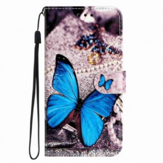 Housse Xiaomi 15T Pro Papillon Bleu