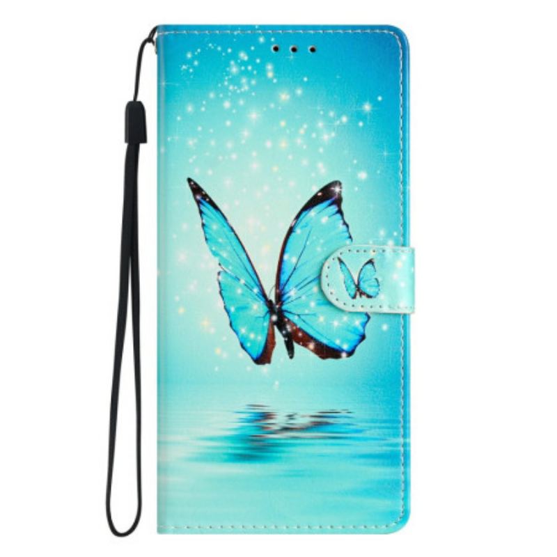 Housse Xiaomi 15T Pro Papillon Bleu