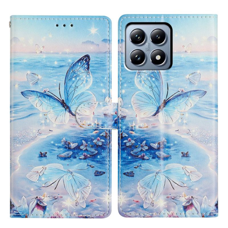 Housse Xiaomi 15T Pro Papillon Océanique