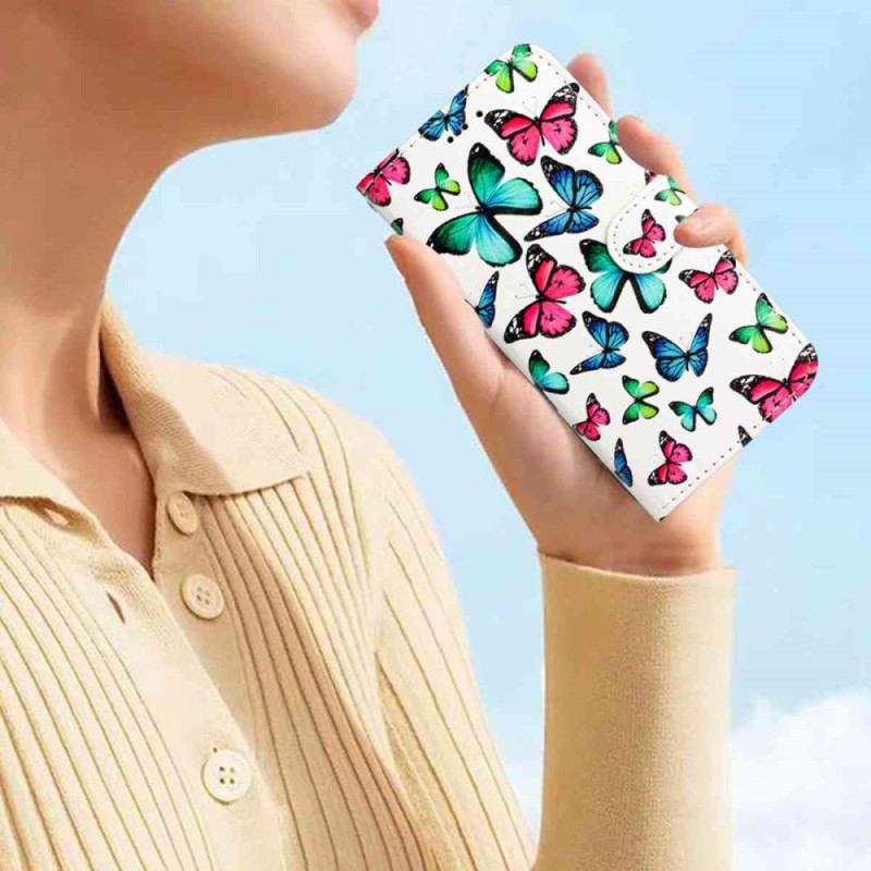 Housse Xiaomi 15T Pro Papillons Colorés