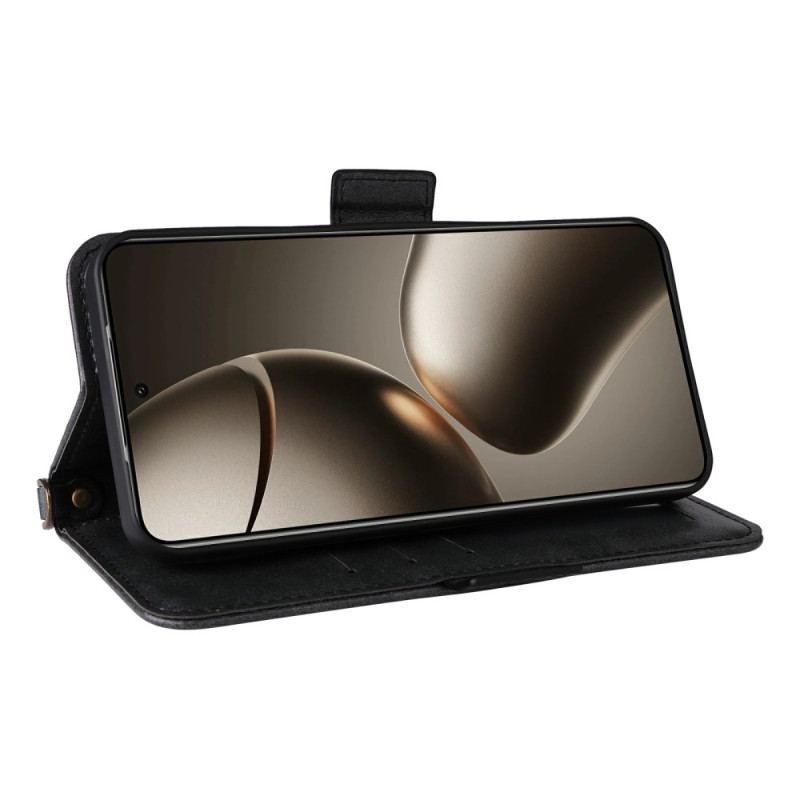 Housse Xiaomi 15T Pro Portefeuille avec Bandoulière