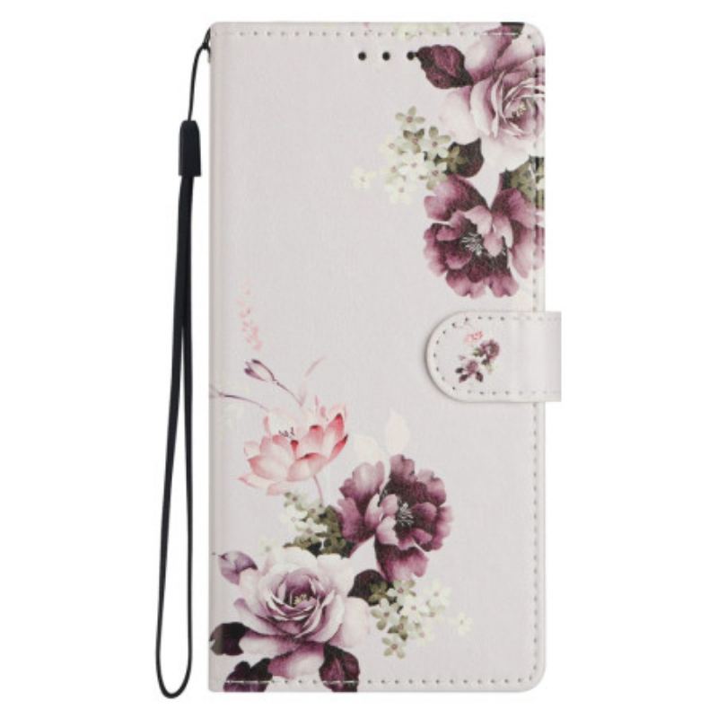 Housse Xiaomi 15T Pro Roses Violettes
