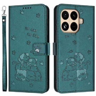 Housse Xiaomi 15T Pro Tas de Chats à Lanière