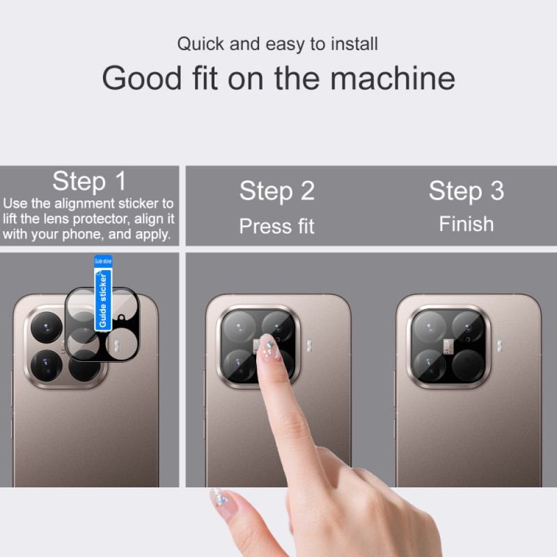 Lentille de Protection en Verre Trempé pour Xiaomi 15T Pro (version noire)