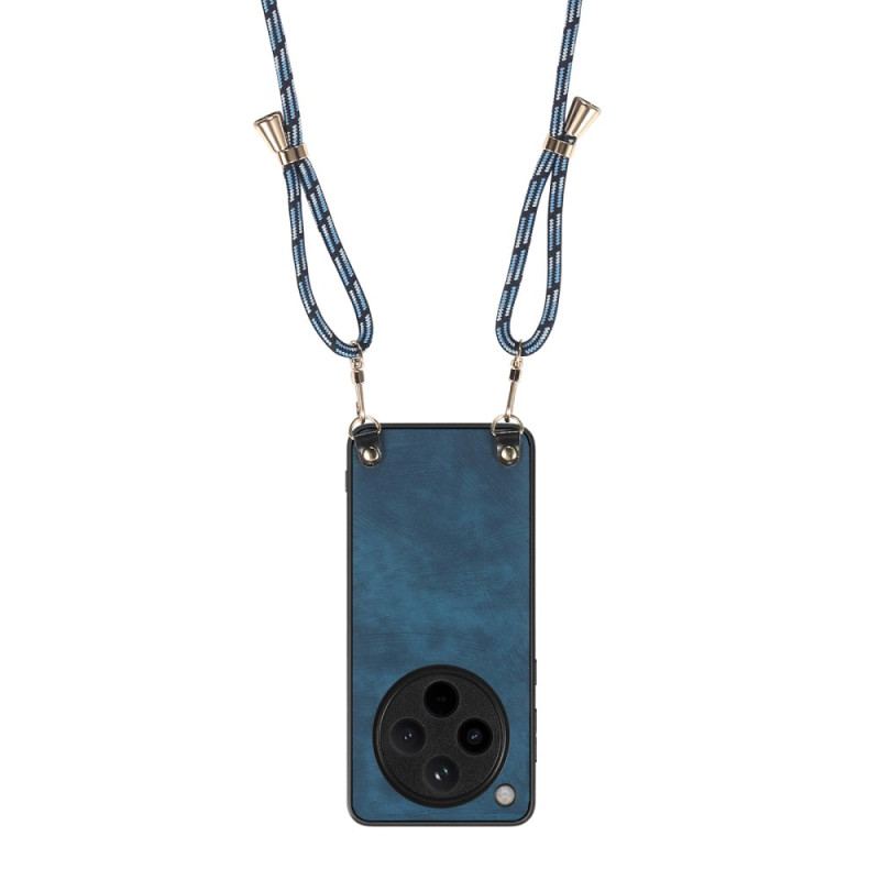 Coque à Cordon Oppo Find X8 Pro Simili Cuir