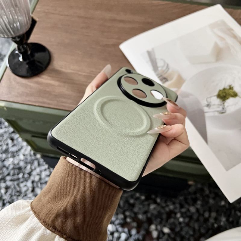 Coque Oppo Find X8 Pro 5G Compatible MagSafe Effet Cuir