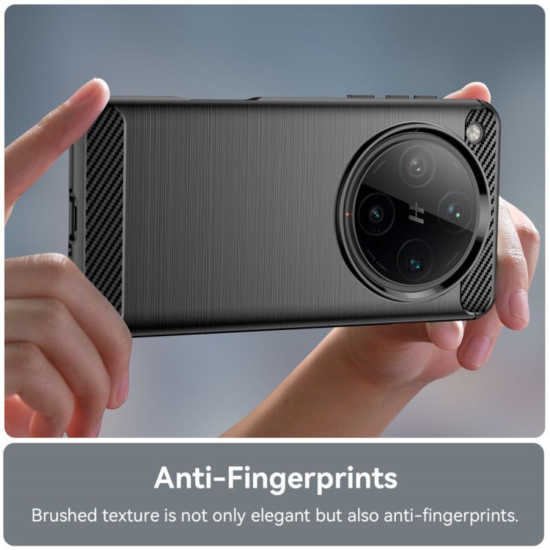 Coque Oppo Find X8 Pro Fibre Carbone Brossée