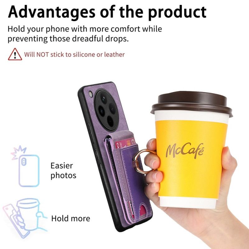 Coque Oppo Find X8 Pro Porte-Carte à Rabat