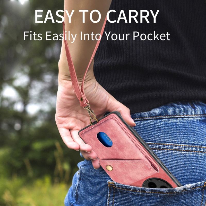 Coque Oppo Find X8 Pro Porte-Cartes et Support