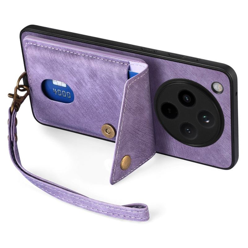 Coque Oppo Find X8 Pro Porte-Cartes et Support