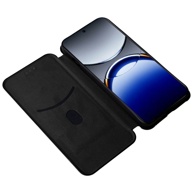 Flip Cover Oppo Find X8 Pro Fibre Carbone
