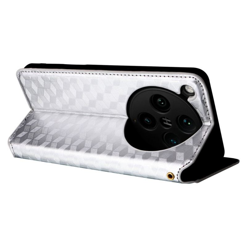 Flip Cover Oppo Find X8 Pro Losanges 3D