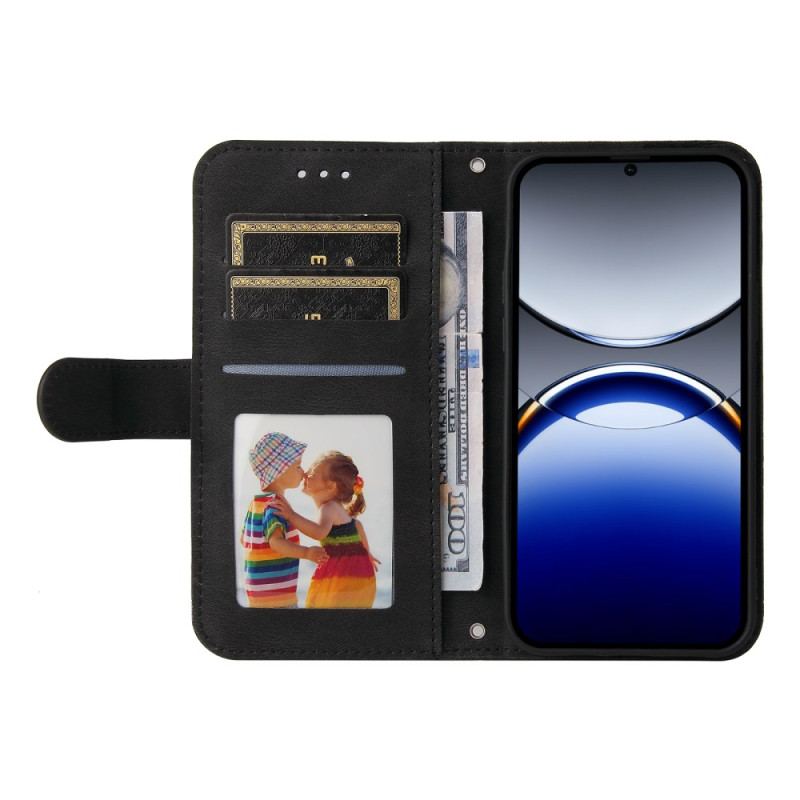 Housse Oppo Find X8 Pro Classique Vintage à Lanière