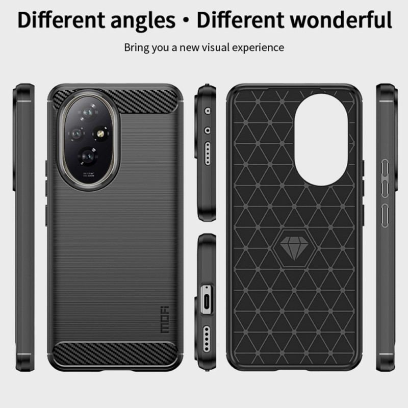 Coque Honor 200 Fibre Carbone Brossée MOFI