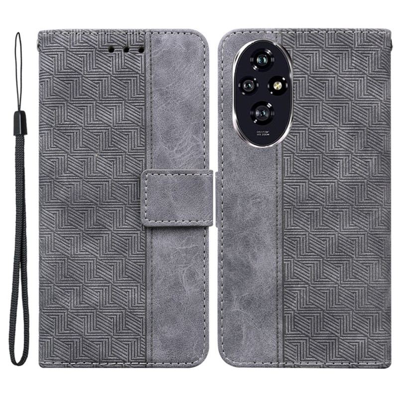 Housse Honor 200 Motif Tissé à Lanière