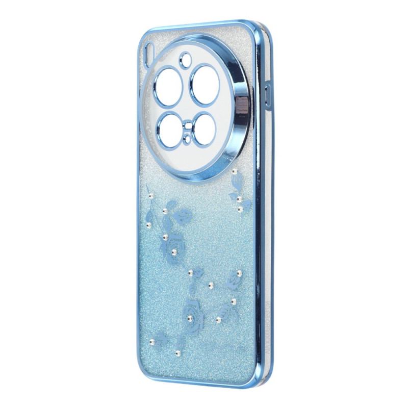 Coque Vivo X300 Pro Fleurs et Strass