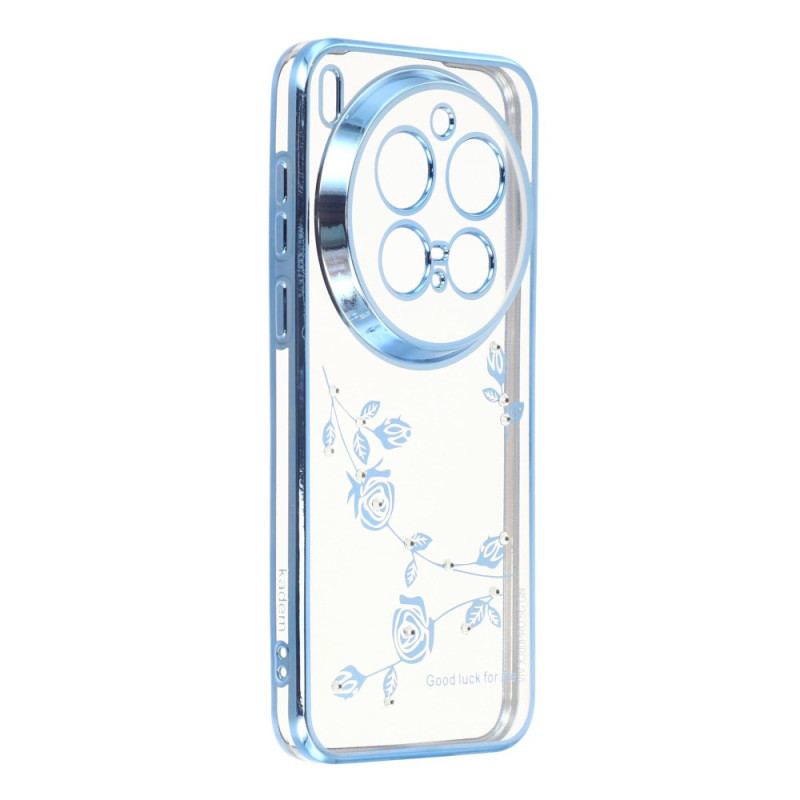 Coque Vivo X300 Pro Strass et Fleurs Éternelles