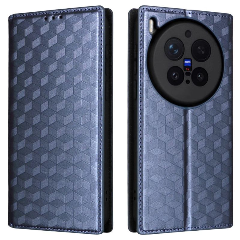 Flip Cover Vivo X300 Pro Motif Losange