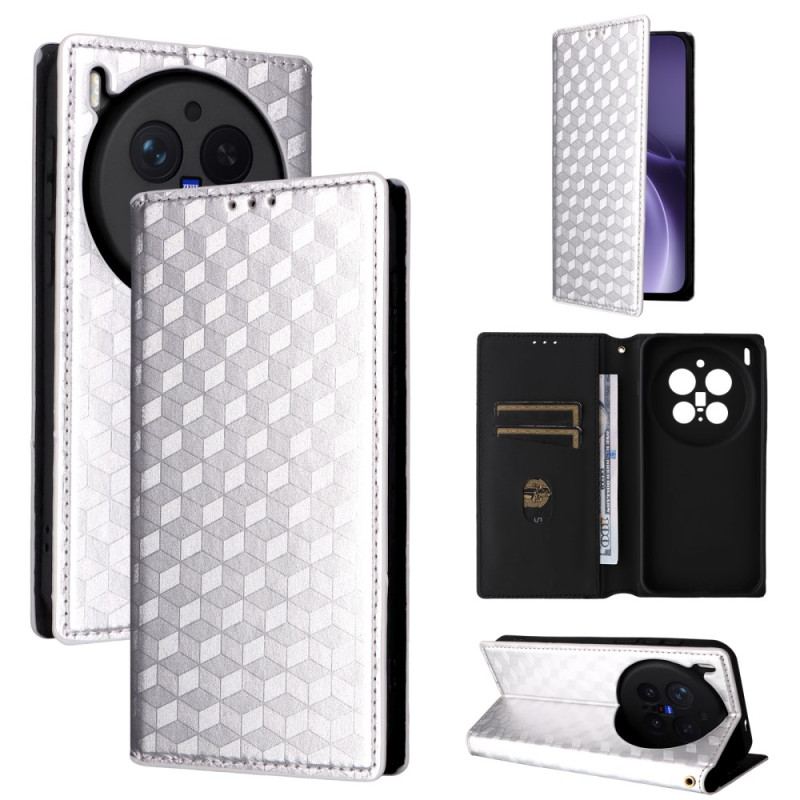 Flip Cover Vivo X300 Pro Motif Losange
