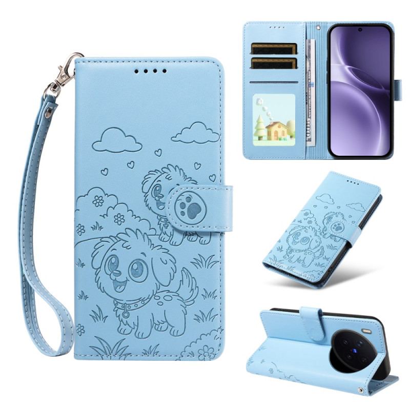 Housse X300 Pro Motif Chien à Lanière