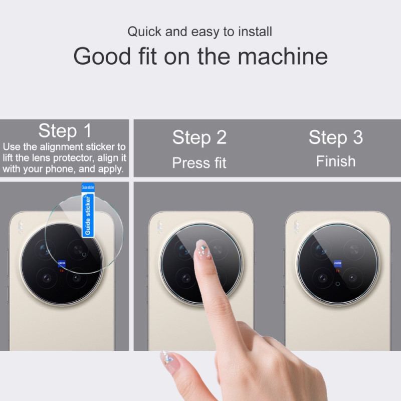 Lentille de Protection en Verre Trempé pour Vivo X300 Pro