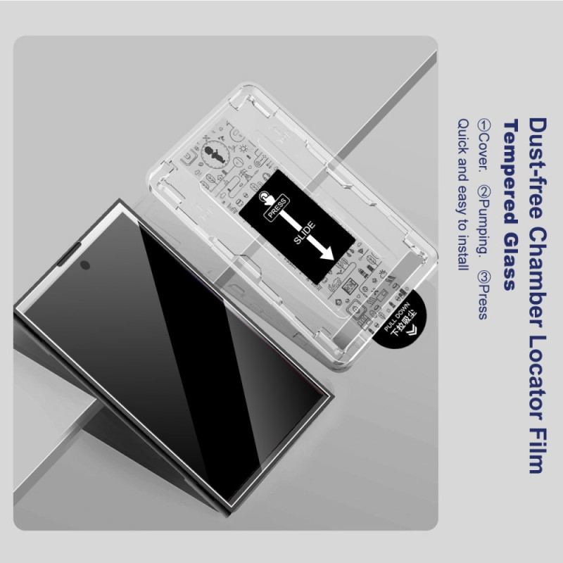 Protection en Verre Trempé pour Écran Vivo X300 Pro Cadre d'Installation (déverrouillage par empreinte digitale)