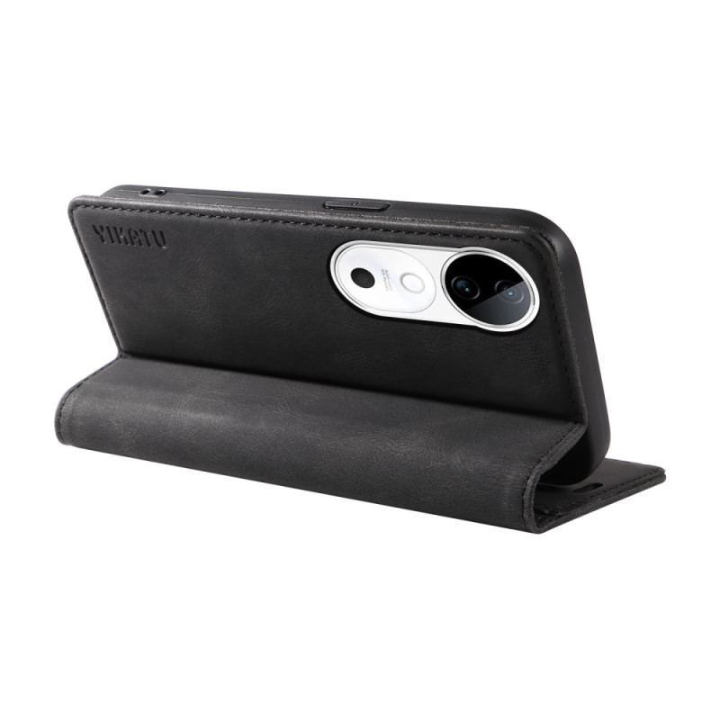 Flip Cover Vivo V40 5G Toucher Soyeux YIKATU