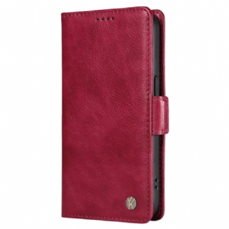 Housse Vivo V40 5G Texture Litchi YIKATU