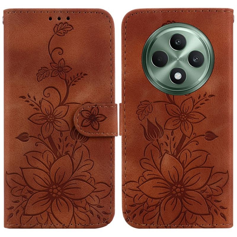 Housse Oppo Reno 12F 5G Fleurs de Lys
