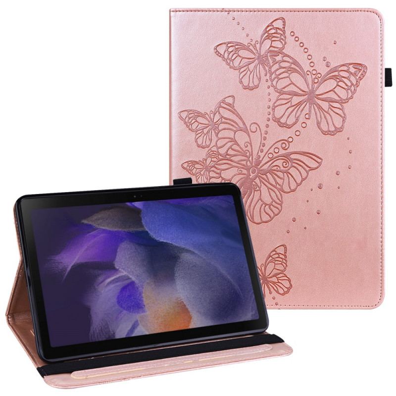 Étui Samsung Galaxy Tab A8 (2021) Papillons Stylisés