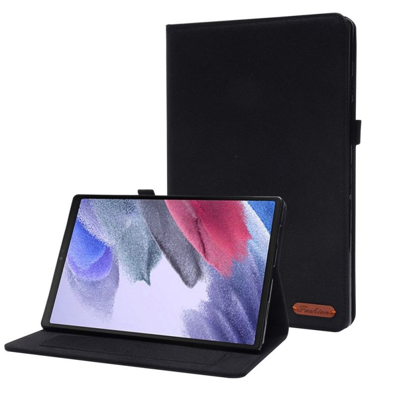Étui Samsung Galaxy Tab A8 (2021) Texture Tissée