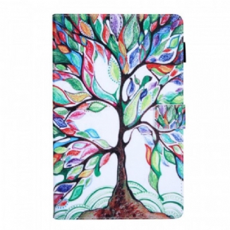 Housse Samsung Galaxy Tab A8 (2021) Arbre Multicolore