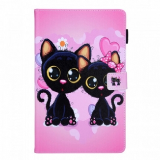 Housse Samsung Galaxy Tab A8 (2021) Couple de Chats