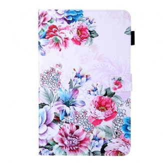 Housse Samsung Galaxy Tab A8 (2021) Design Fleurs