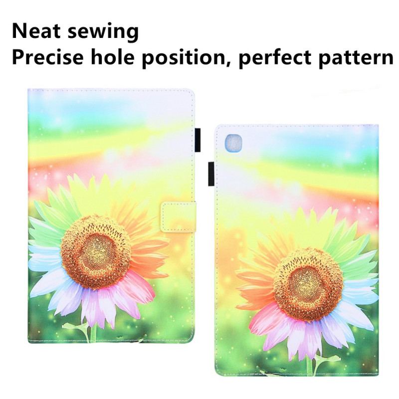 Housse Samsung Galaxy Tab A8 (2021) Fleurs au Soleil