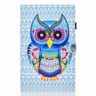 Housse Samsung Galaxy Tab A8 (2021) Hibou Tribal